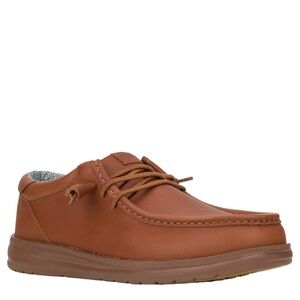 Hey Dude Men's Tan Boat Shoes